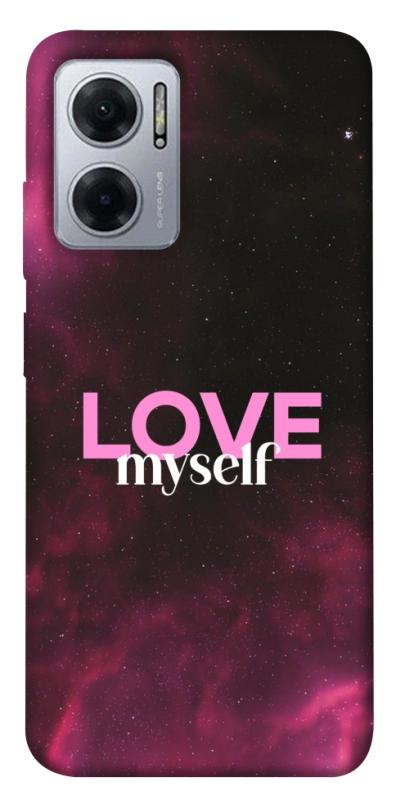 Чехол itsPrint Love myself для Xiaomi Redmi Note 11E, любовь, купить оптом с доставкой