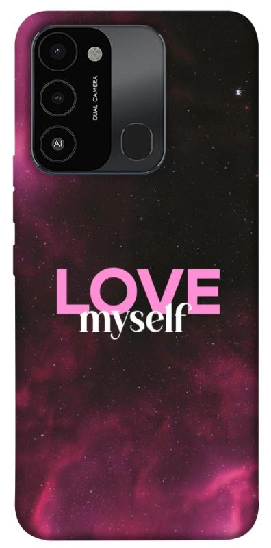 Чехол itsPrint Love myself для Tecno Spark Go 2022 (KG5m), любовь, купить оптом с доставкой