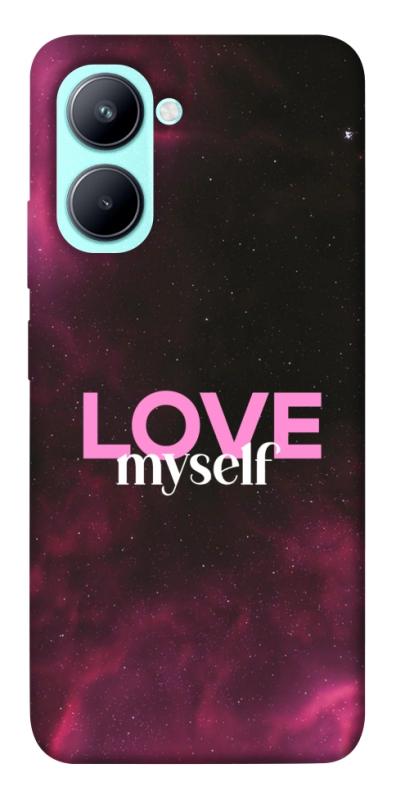 Чехол itsPrint Love myself для Realme C33, любовь, купить оптом с доставкой