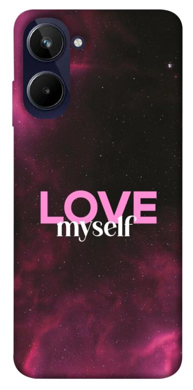 Чехол itsPrint Love myself для Realme 10 4G, любовь, купить оптом с доставкой
