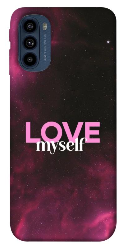 Чехол itsPrint Love myself для Motorola Moto G41, любовь, купить оптом с доставкой