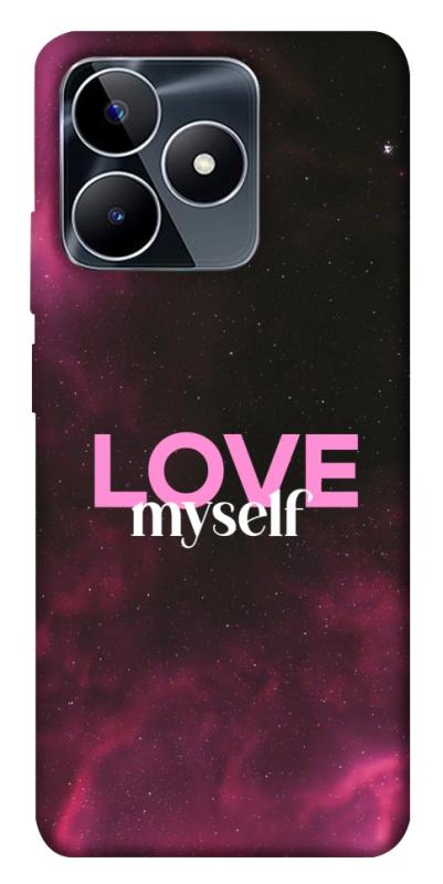 Чехол itsPrint Love myself для Realme C53, любовь, купить оптом с доставкой