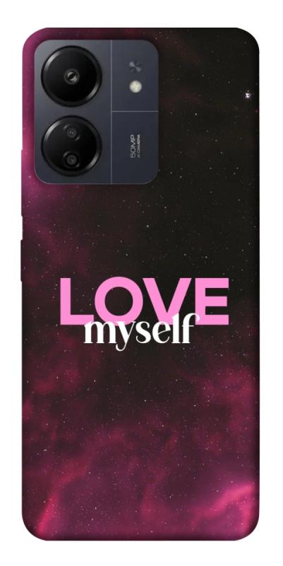 Чехол itsPrint Love myself для Xiaomi Redmi 13C, любовь, купить оптом с доставкой