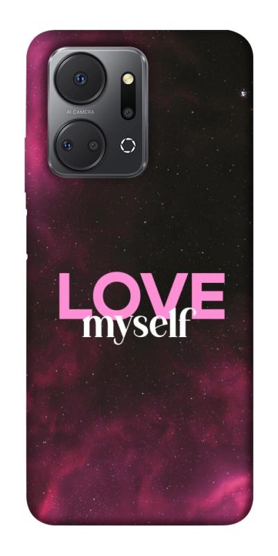 Чехол itsPrint Love myself для Huawei Honor X7a, любовь, купить оптом с доставкой