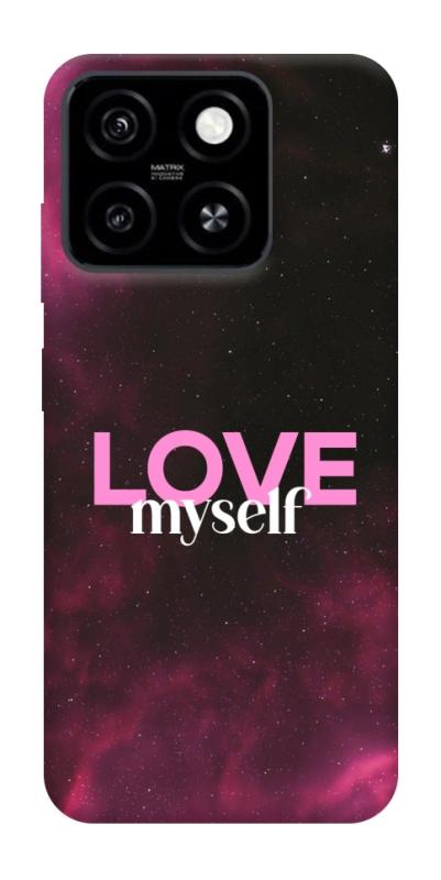 Чехол itsPrint Love myself для ZTE Blade A55 4G, любовь, купить оптом с доставкой