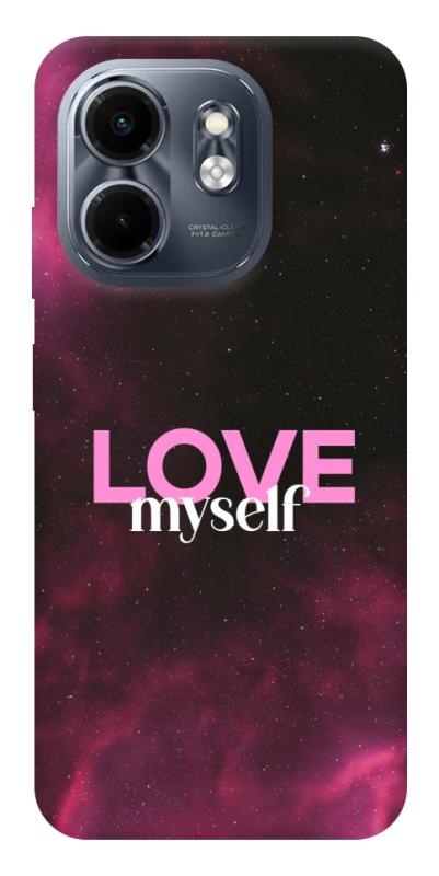 Чехол itsPrint Love myself для Infinix Smart 9 4G / Hot 50i, любовь, купить оптом с доставкой