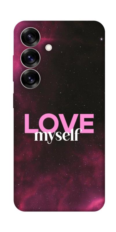 Чехол itsPrint Love myself для Samsung Galaxy S25+, любовь, купить оптом с доставкой