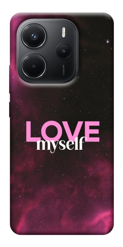 Чехол itsPrint Love myself для Xiaomi Redmi Note 14 4G (Int. version), любовь, купить оптом с доставкой