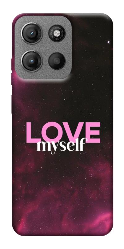 Чехол itsPrint Love myself для Motorola Moto G15 4G, любовь, купить оптом с доставкой