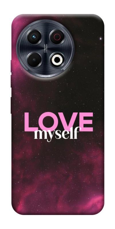 Чехол itsPrint Love myself для TECNO Spark 30 Pro (KL7), любовь, купить оптом с доставкой