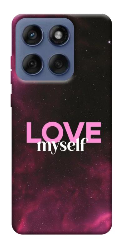 Чехол itsPrint Love myself для Motorola Edge 60 Fusion, любовь, купить оптом с доставкой