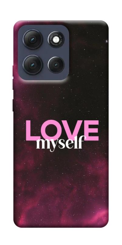 Чехол itsPrint Love myself для Motorola Moto G86 Power, любовь, купить оптом с доставкой