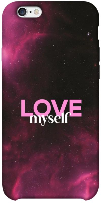 Чехол itsPrint Love myself для Apple iPhone 6/6s plus (5.5"), любовь, купить оптом с доставкой