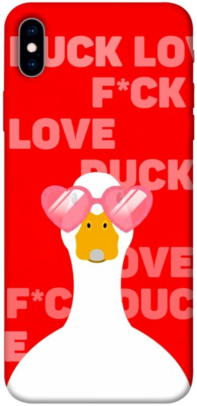 Чехол itsPrint Lovely duck для Apple iPhone XS Max (6.5"), любовь, купить оптом с доставкой