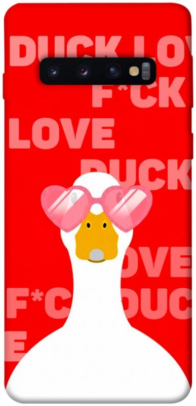 Чехол itsPrint Lovely duck для Samsung Galaxy S10, любовь, купить оптом с доставкой