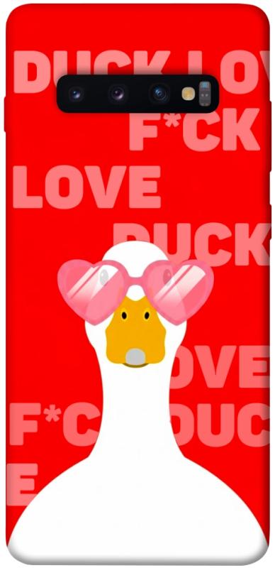 Чехол itsPrint Lovely duck для Samsung Galaxy S10+, любовь, купить оптом с доставкой