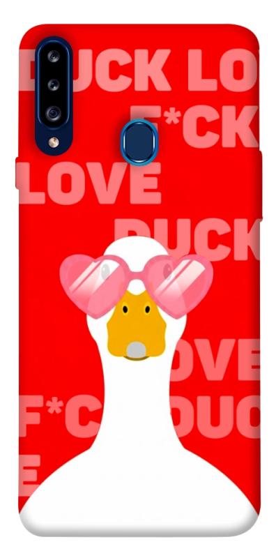 Чехол itsPrint Lovely duck для Samsung Galaxy A20s, любовь, купить оптом с доставкой