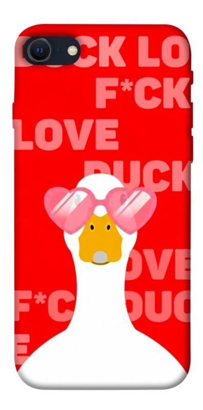 Чехол itsPrint Lovely duck для Apple iPhone SE (2020), любовь, купить оптом с доставкой
