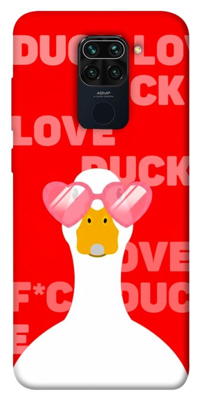 Чехол itsPrint Lovely duck для Xiaomi Redmi Note 9 / Redmi 10X, любовь, купить оптом с доставкой