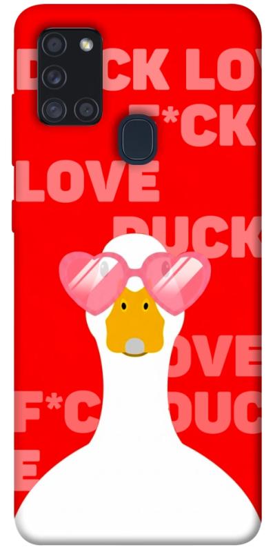 Чехол itsPrint Lovely duck для Samsung Galaxy A21s, любовь, купить оптом с доставкой