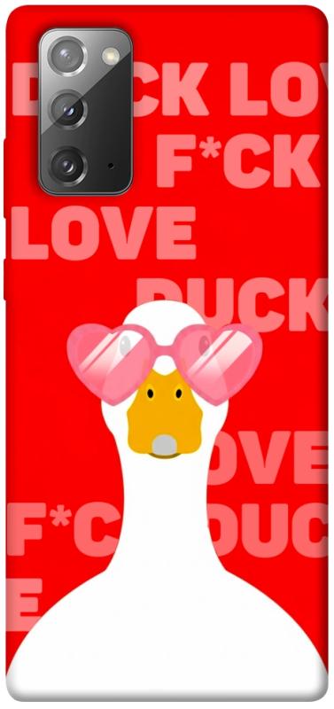 Чехол itsPrint Lovely duck для Samsung Galaxy Note 20, любовь, купить оптом с доставкой