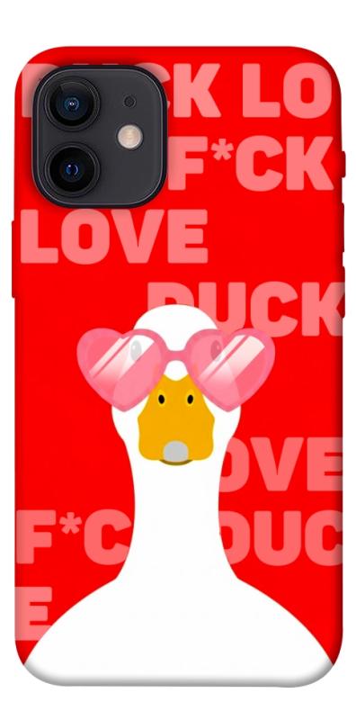 Чехол itsPrint Lovely duck для Apple iPhone 12 mini (5.4"), любовь, купить оптом с доставкой
