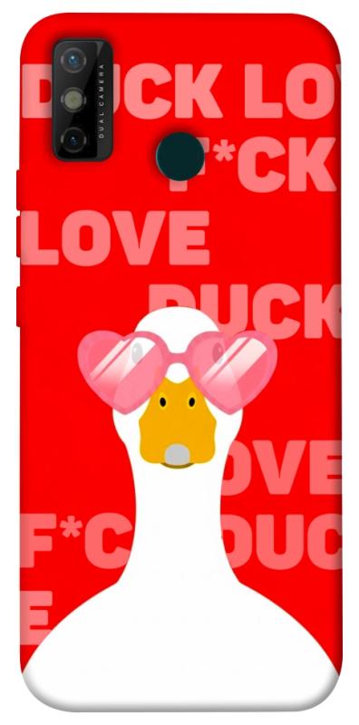 Чехол itsPrint Lovely duck для TECNO Spark 6 Go, любовь, купить оптом с доставкой