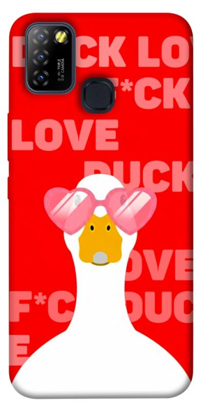 Чехол itsPrint Lovely duck для Infinix Hot 10 Lite, любовь, купить оптом с доставкой