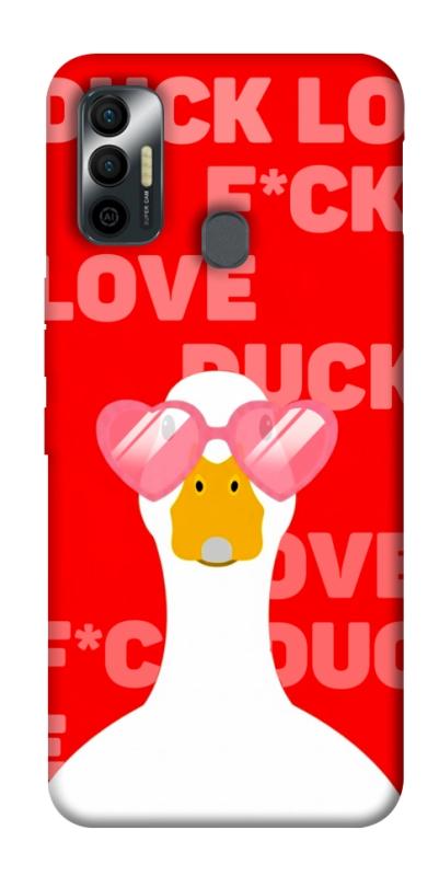 Чехол itsPrint Lovely duck для TECNO Spark 7, любовь, купить оптом с доставкой