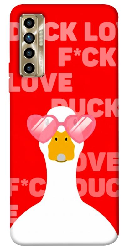 Чехол itsPrint Lovely duck для TECNO Camon 17P, любовь, купить оптом с доставкой