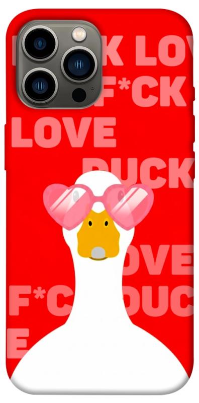 Чехол itsPrint Lovely duck для Apple iPhone 13 Pro Max (6.7"), любовь, купить оптом с доставкой