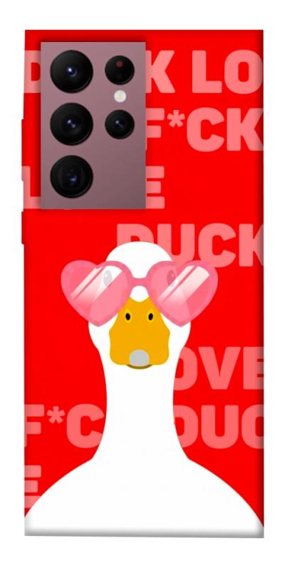 Чехол itsPrint Lovely duck для Samsung Galaxy S22 Ultra, любовь, купить оптом с доставкой