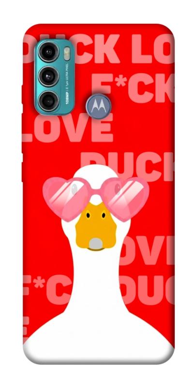 Чохол itsPrint Lovely duck для Motorola Moto G60, кохання, купити оптом з доставкою
