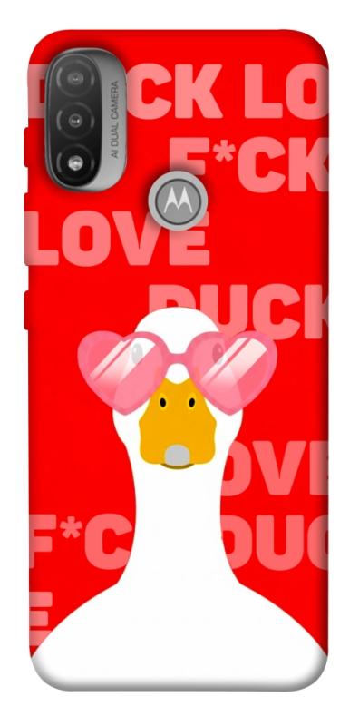 Чехол itsPrint Lovely duck для Motorola Moto E20, любовь, купить оптом с доставкой