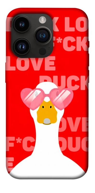 Чехол itsPrint Lovely duck для Apple iPhone 14 Pro (6.1"), любовь, купить оптом с доставкой