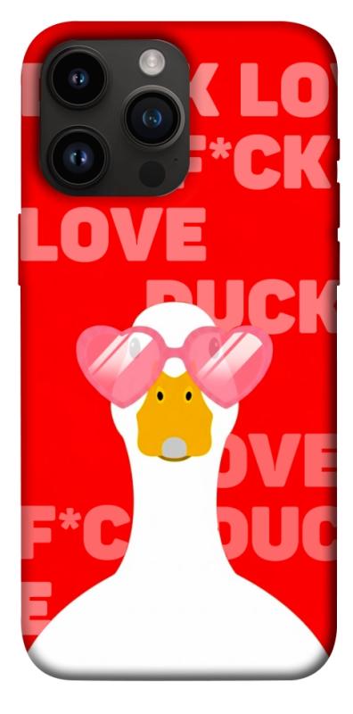 Чехол itsPrint Lovely duck для Apple iPhone 14 Pro Max (6.7"), любовь, купить оптом с доставкой