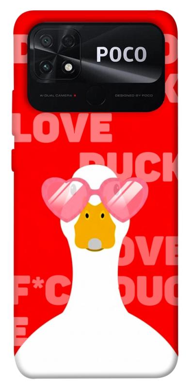 Чехол itsPrint Lovely duck для Xiaomi Poco C40, любовь, купить оптом с доставкой