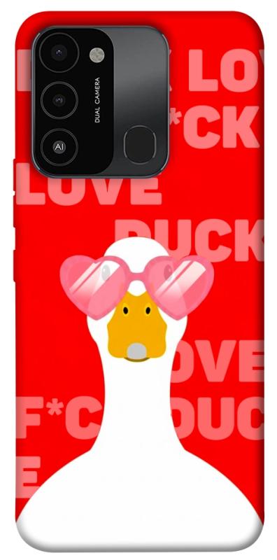 Чехол itsPrint Lovely duck для Tecno Spark Go 2022 (KG5m), любовь, купить оптом с доставкой