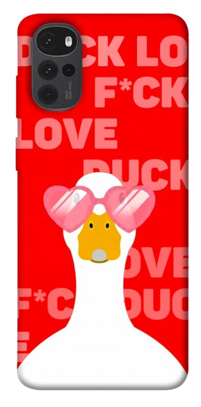 Чехол itsPrint Lovely duck для Motorola Moto G22, любовь, купить оптом с доставкой
