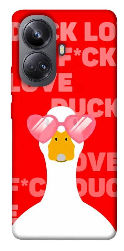 Чехол itsPrint Lovely duck для Realme 10 Pro+, любовь, купить оптом с доставкой