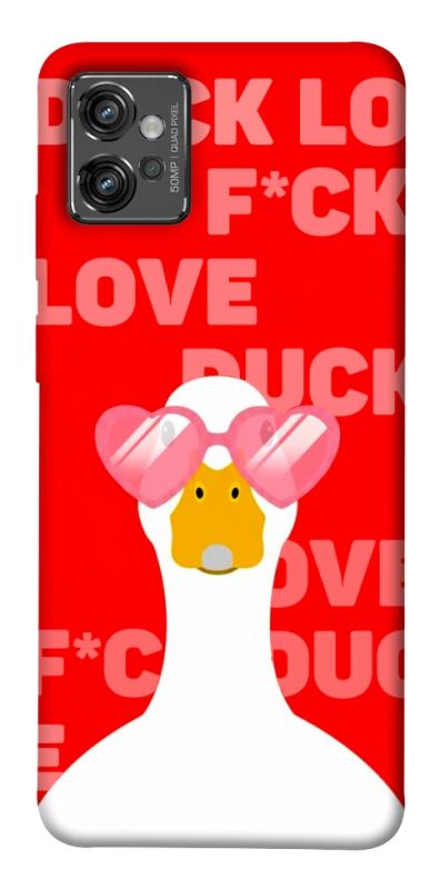Чехол itsPrint Lovely duck для Motorola Moto G32, любовь, купить оптом с доставкой