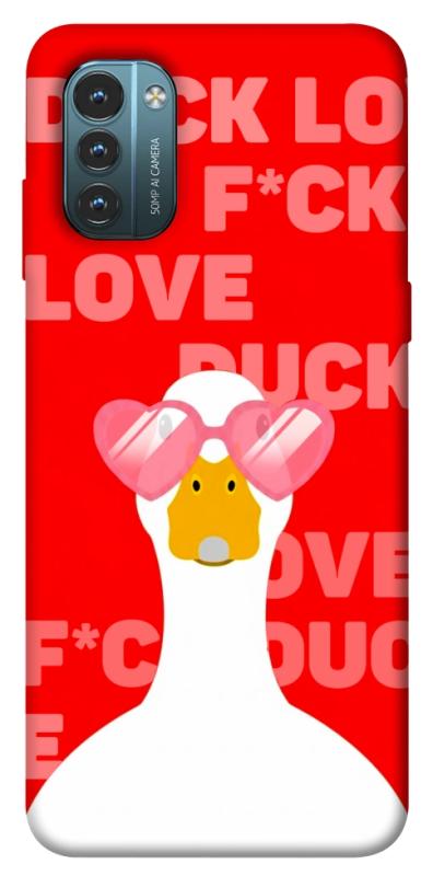 Чехол itsPrint Lovely duck для Nokia G21, любовь, купить оптом с доставкой