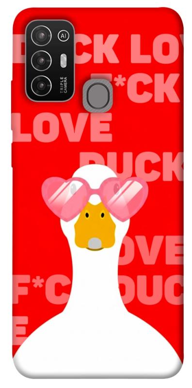 Чехол itsPrint Lovely duck для ZTE Blade A52, любовь, купить оптом с доставкой