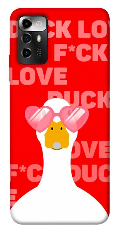 Чехол itsPrint Lovely duck для ZTE Blade A72, любовь, купить оптом с доставкой