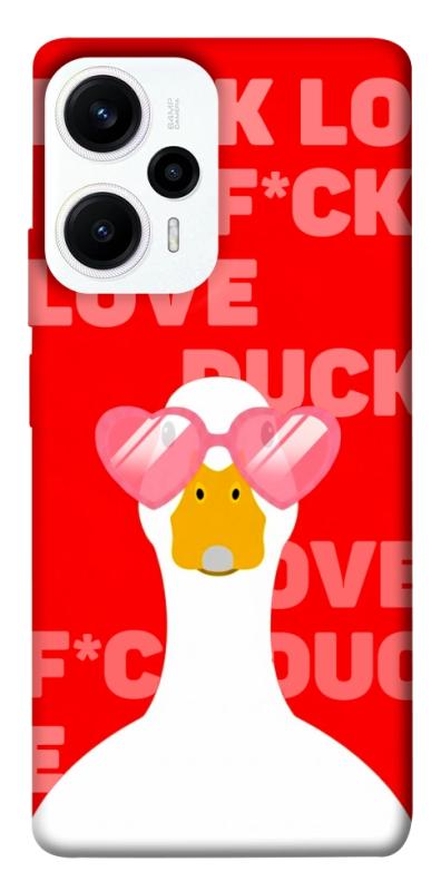 Чехол itsPrint Lovely duck для Xiaomi Poco F5 / Note 12 Turbo, любовь, купить оптом с доставкой