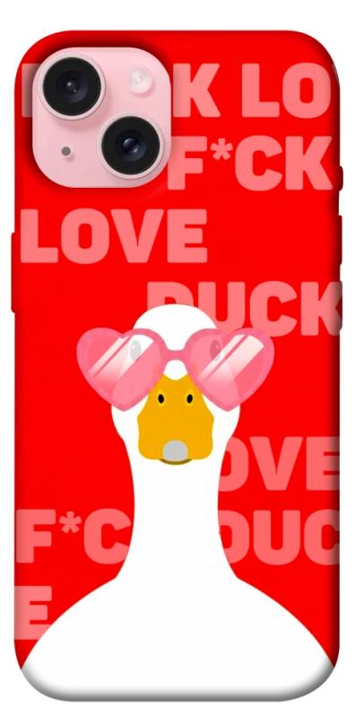 Чехол itsPrint Lovely duck для Apple iPhone 15 (6.1"), любовь, купить оптом с доставкой