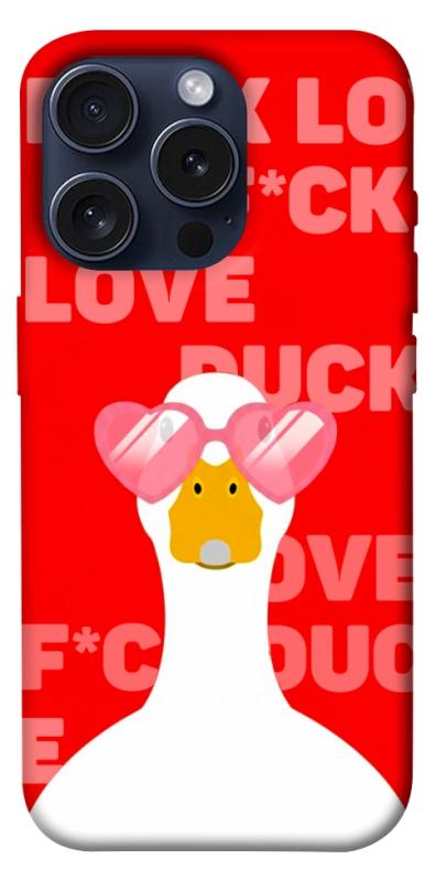 Чехол itsPrint Lovely duck для Apple iPhone 15 Pro (6.1"), любовь, купить оптом с доставкой