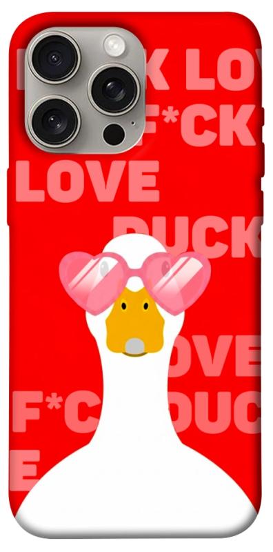 Чехол itsPrint Lovely duck для Apple iPhone 15 Pro Max (6.7"), любовь, купить оптом с доставкой