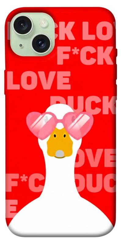 Чехол itsPrint Lovely duck для Apple iPhone 15 Plus (6.7"), любовь, купить оптом с доставкой