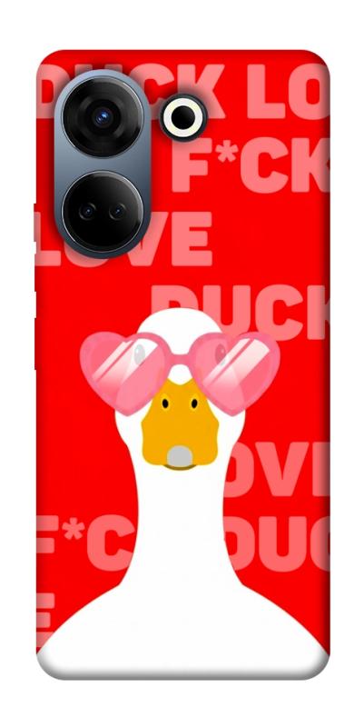 Чехол itsPrint Lovely duck для TECNO Camon 20 Pro (CK7n), любовь, купить оптом с доставкой